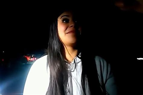 stephanie melgoza crash photos|Body cam video shows woman grinning minutes after killing 2。